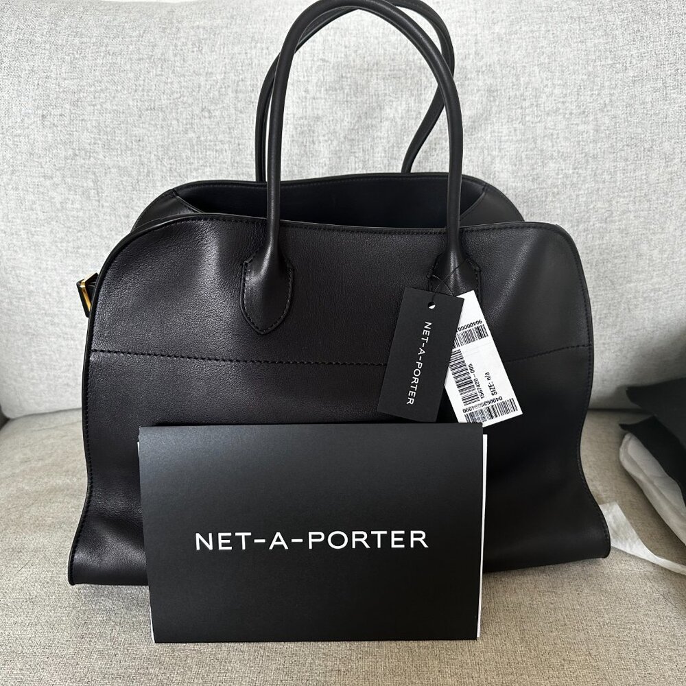 BRAND NEW The Row Margaux 15 in black leather